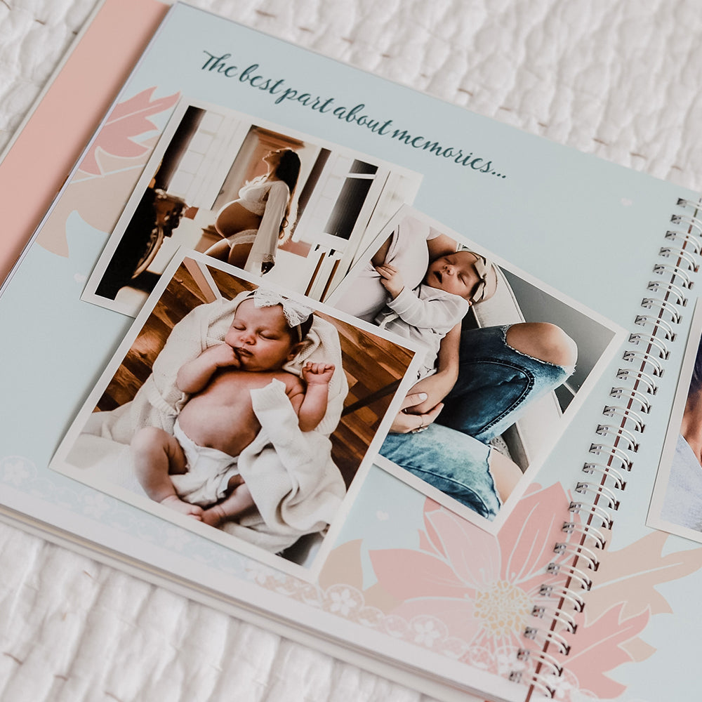 Bloom - Baby Record Book - Peachly Australia