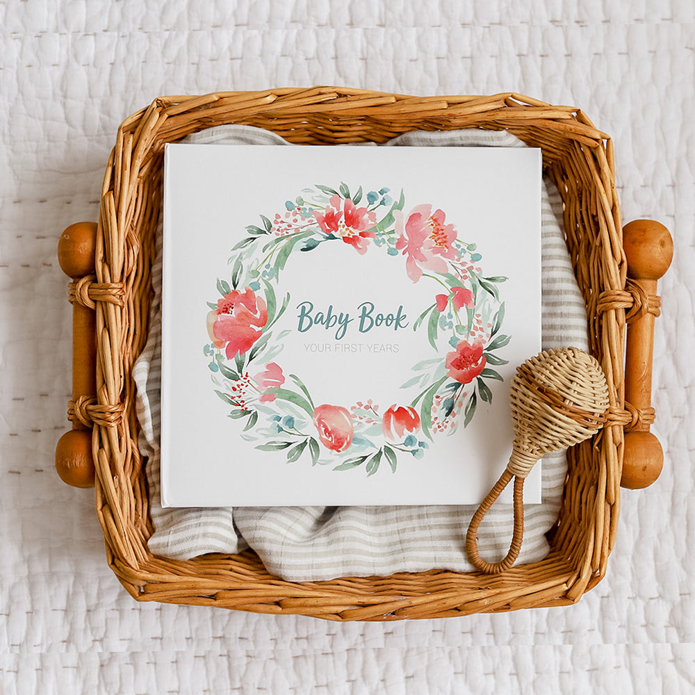 Bloom - Baby Record Book - Peachly Australia