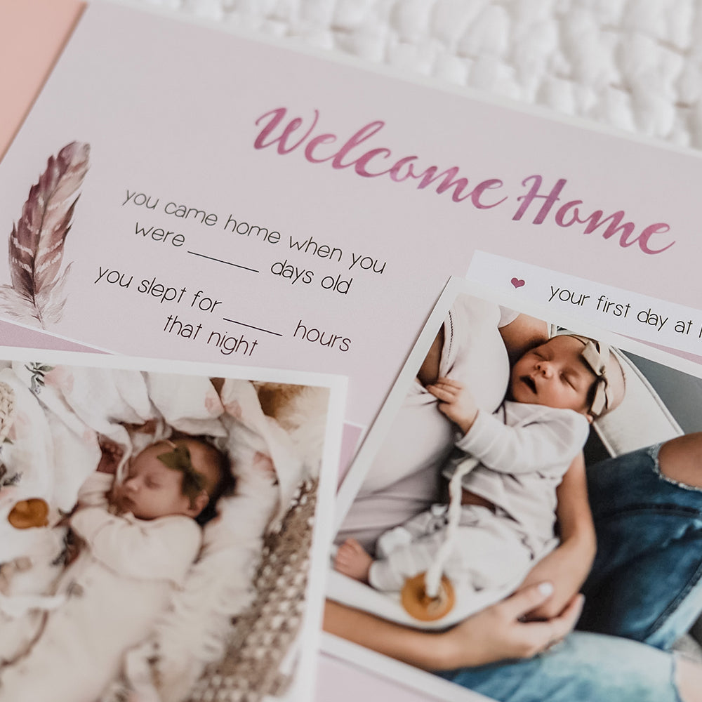Bloom - Baby Record Book - Peachly Australia