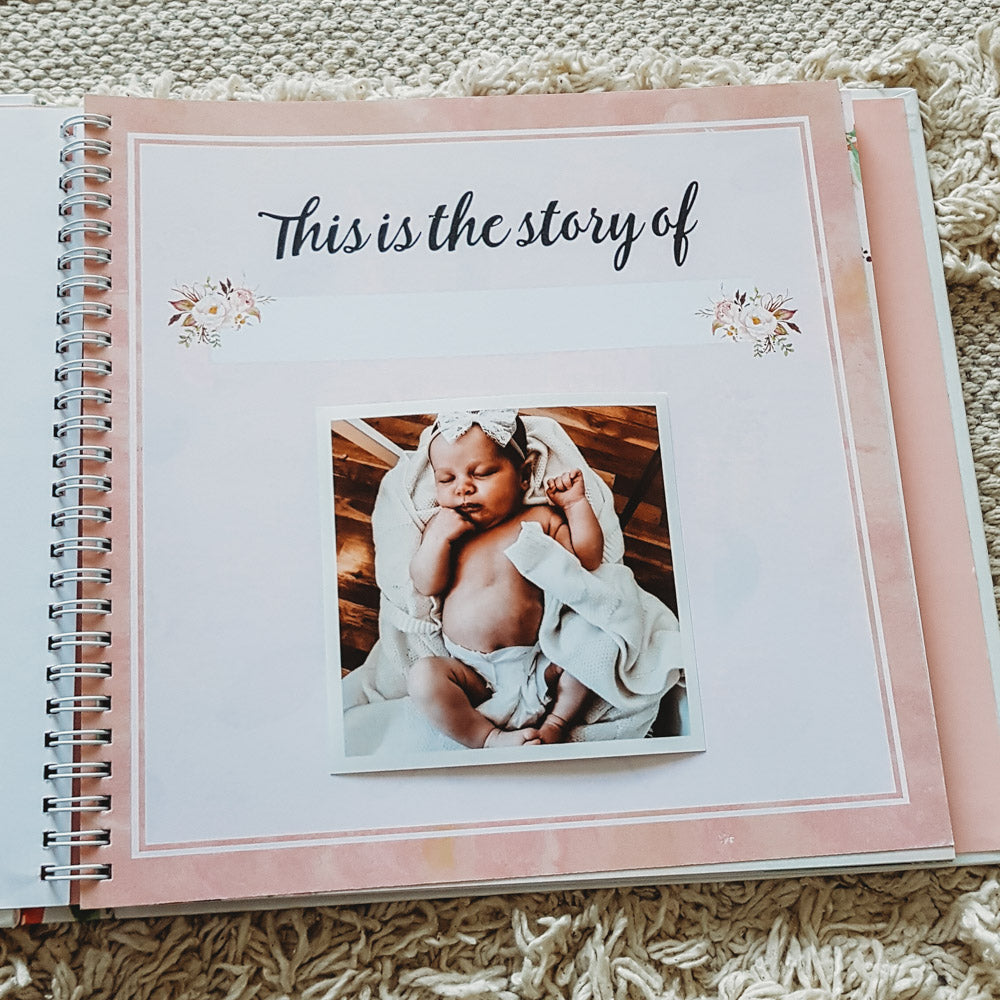 Bloom - Baby Record Book - Peachly Australia